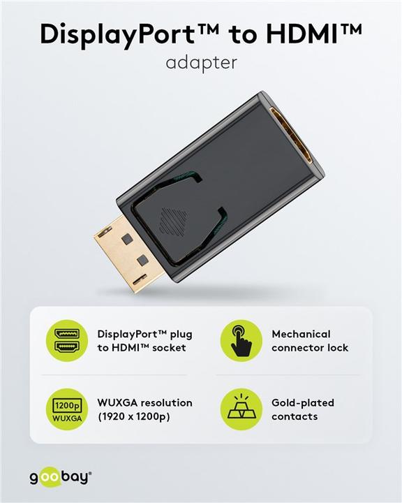Image du produit Goobay DisplayPort zu (DP, 7.60 cm)