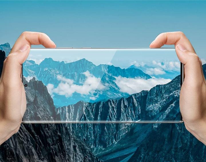 Actual product image Apfelkiste - Panzer Glas Displayschutzfolie Case Friendly (2er Set) (2 Piece, Samsung Galaxy S22 Ultra (5G))