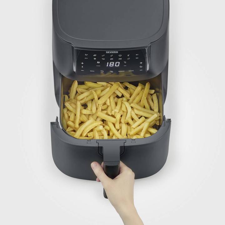 Image du produit Severin FR 2462 Heissluft-Fritteuse 7 l 1700 W mit Display, Antihaftbeschichtung