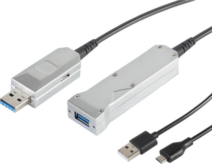 Shiverpeaks S/CONN massima connettività Estensione USB Ottica USB 3.0- spina USB 3.0 A a USB 3.0 A + USB (20 m, USB 3.0)