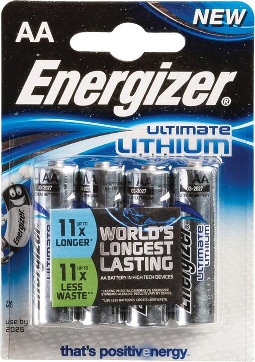 Image du produit Energizer Ultimate Lithium (4 pcs, AA, 3000 mAh)