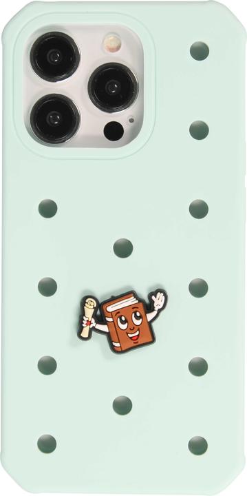Immagine prodotto PhoneLook Adesivi 3D di tendenza per cover in silicone con fori Happy Brown Book