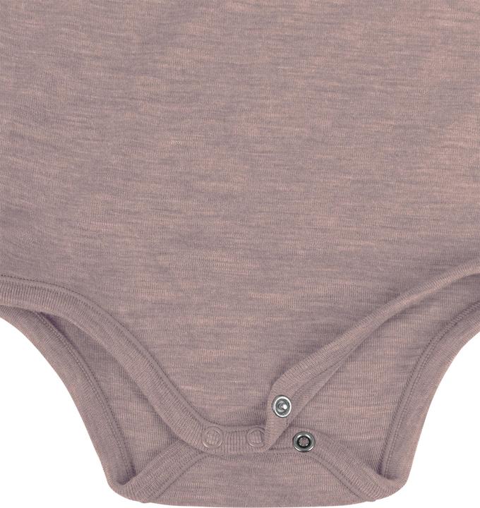 Produktbild Normani 2er Pack Baby-Body Basic Merino Wickelbody Langarm mit Knopf - 9347 (44)