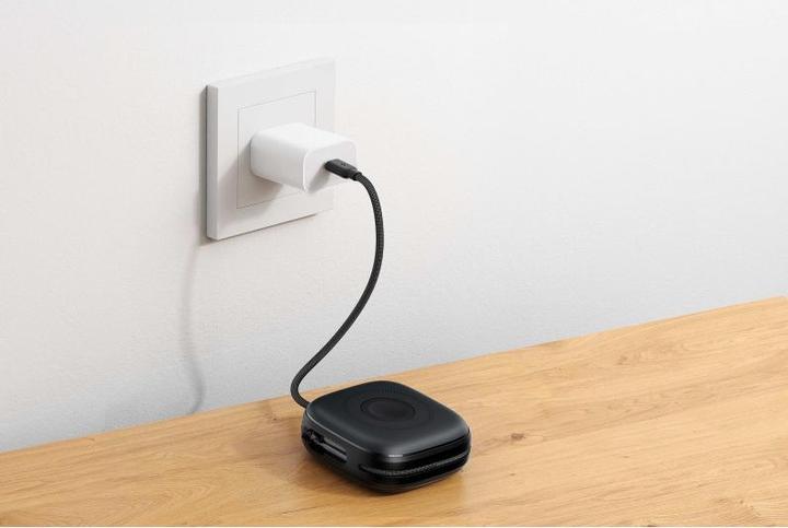 Produktbild Swissten Power Bank Voltbox Maggo 10000 Mah with Built-In Cables + Magsafe + Apple Watch (10000 mAh, 20 W, 15 Wh)