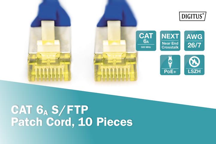 Actual product image Digitus Network cable (S/FTP, CAT6a, 1 m)