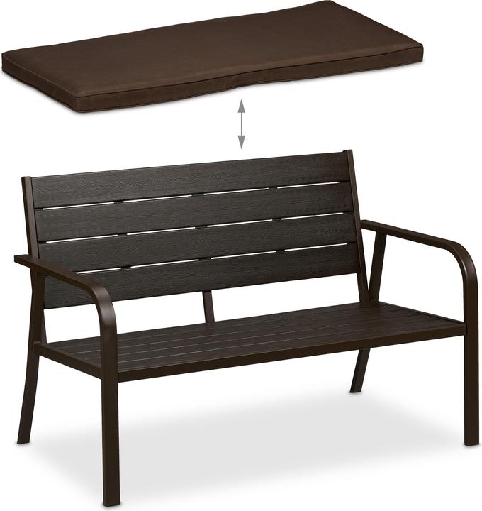 Actual product image Relaxdays Garden bench