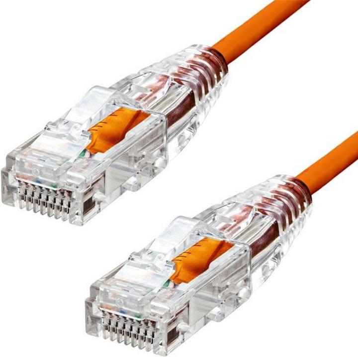 Immagine prodotto ProXtend Slim U/UTP CAT6A LSZH AWG 28 Arancione 5M (U/UTP, CAT6a, 5 m)