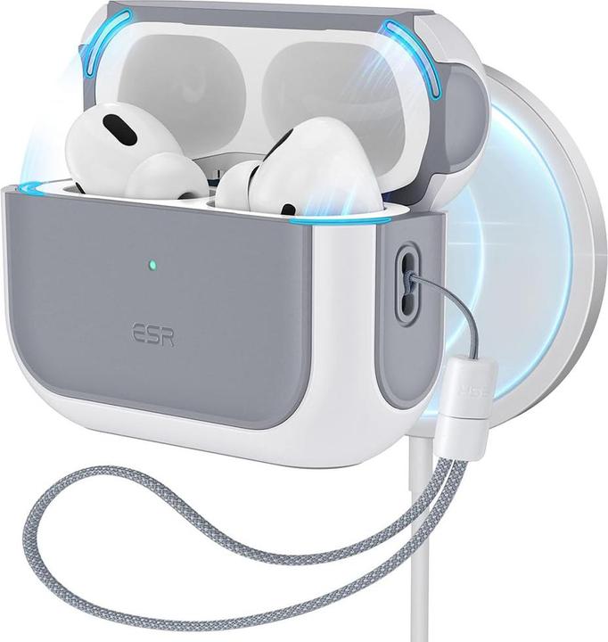 Produktbild ESR ORBIT HALOLOCK MAGSAFE Apple AIRPODS PRO 1 / 2 WHITE (Kopfhörer Hülle)