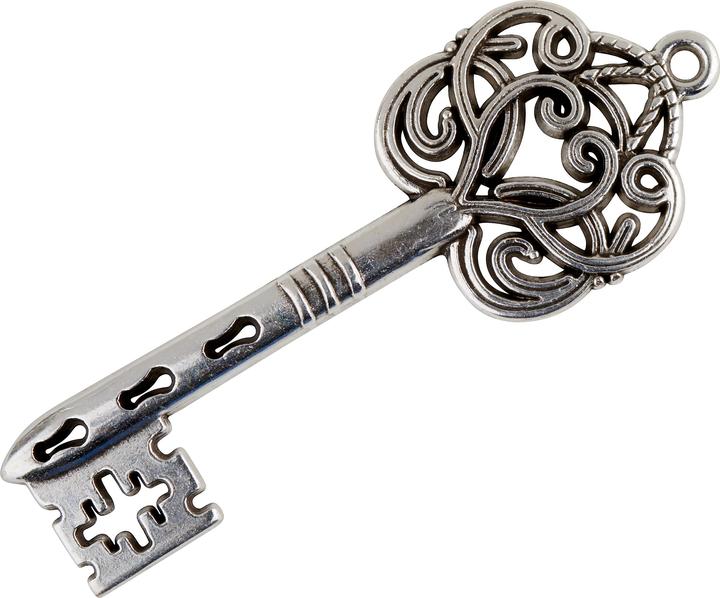 Pracht Kettenanhänger "Schlüssel", 5,5 cm x 2 cm (Metall)