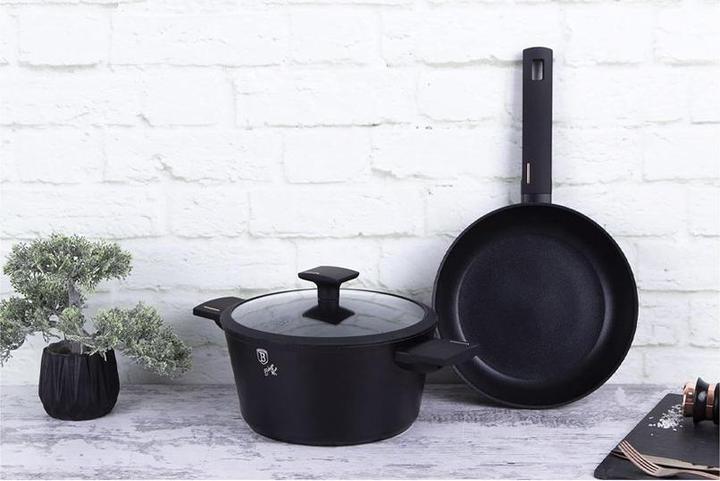 Produktbild BerlingerHaus Haus 10-teiliges Kochgeschirr Set Matte Black Collection (Kochtopf, Aluminium)
