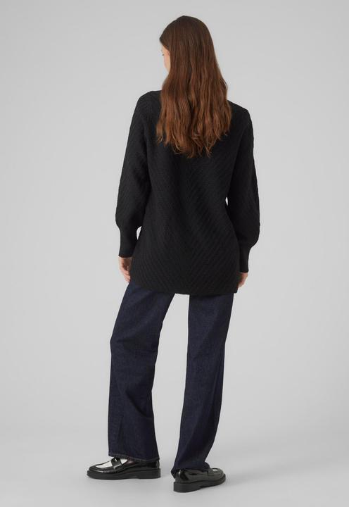 Produktbild Vero Moda VMANJASTINNA LONG COWL PULLOVER GA EXC Strickpullover (S)