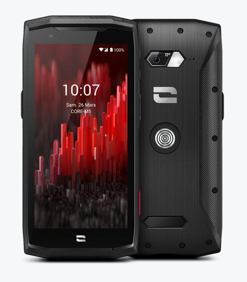 Actual product image Crosscall Core M5 (64 GB, Black, 4.95", Dual SIM, 13 Mpx, 4G)