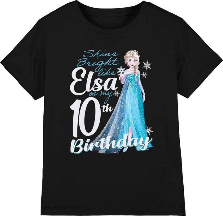 Disney Frozen Bright Like Elsa TShirt 10. Geburtstag