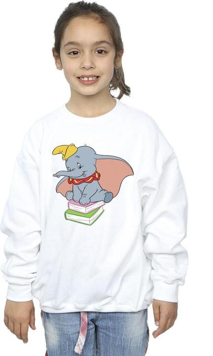 Produktbild Disney Dumbo Sitting On Books Sweatshirt Mädchen (128)