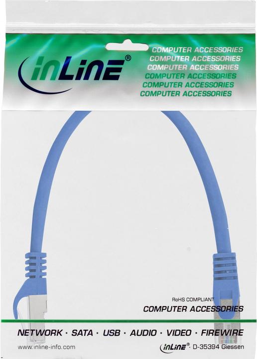 Produktbild InLine Patchkabel (SF/UTP, CAT5e, 0.30 m)