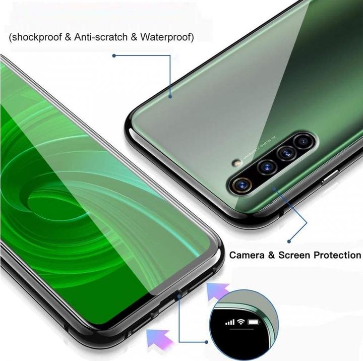 Produktbild G-Case Realme X50 Pro 5G Aluminium Magnetic Glass Case Hülle (Realme X50 Pro 5G)
