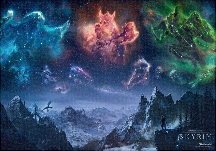 Actual product image Good Loot The Elder Scrolls V Skyrim Mass Puzzle (1000 pieces)