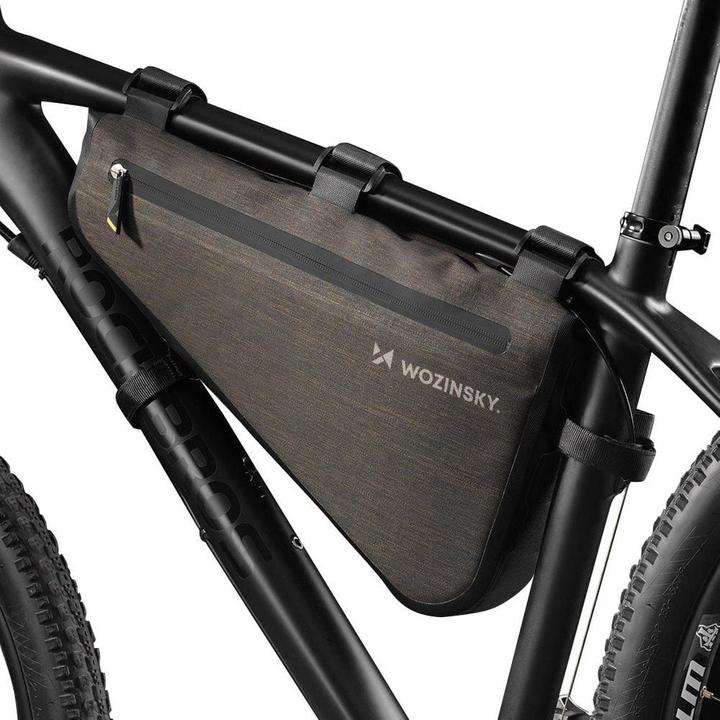 Produktbild Wozinsky Rahmenfahrradtasche 5L grau (WBB15BK) (3.50 l, Rahmentasche)