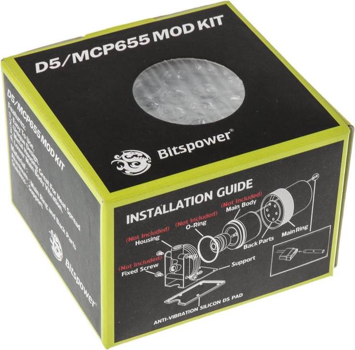 Produktbild Bitspower D5 Mod Kit - weiss