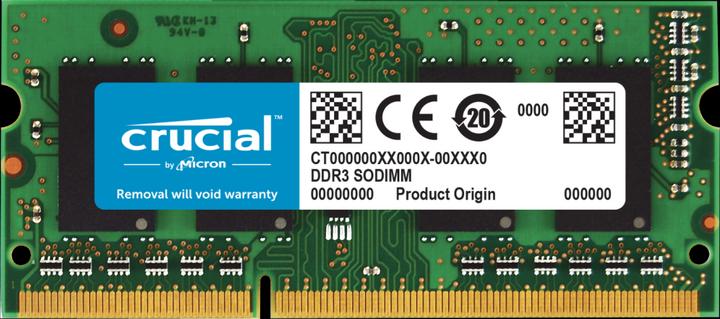 Produktbild Crucial Memory for Mac (1 x 8GB, 1600 MHz, DDR3L-RAM, SO-DIMM)