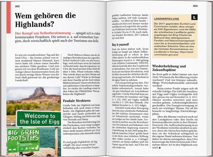 Produktbild Reise-Taschenbuch Reiseführer Schottland (Deutsch, Matthias Eickhoff, 2025)