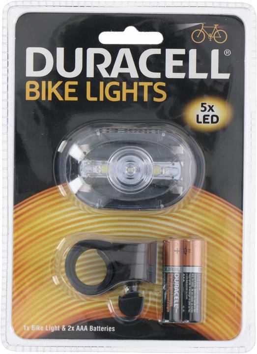 Actual product image Duracell Bicycle lamp front with 5 LED