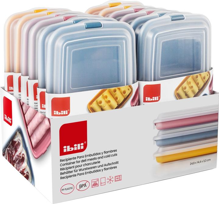 Produktbild Ibili Assortierte Behälter blau, rot, gelb Luftdicht und hygienisch zur Aufbewahrung