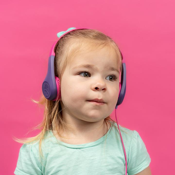 Image du produit JLab Audio JLAB JBuddies Pop Casque sur les oreilles rose,filaire