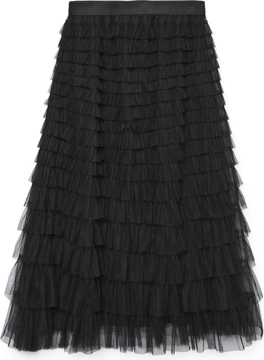 Vero Moda Vmnaja Mw Ruffle Maxi Skirt Faw Exp (XS)
