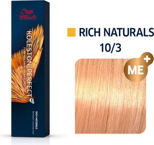 Produktbild Wella Koleston Perfect Me+ (10/3 hell-lichtblond gold)