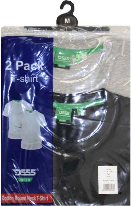 Produktbild DUKE TShirt Fenton D555 Kingsize Rundhalsausschnitt 2erPackung (5XL)