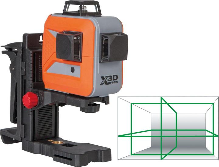 Image du produit Nedo Laser lignes croisées X-liner 3D green 3 x 360 degrés