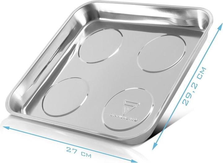 Produktbild Stahlwerk Magnetschale MS-30 ST 3er Set 270 x 292 x 30mm Magnetteller Haftschale (3 x)