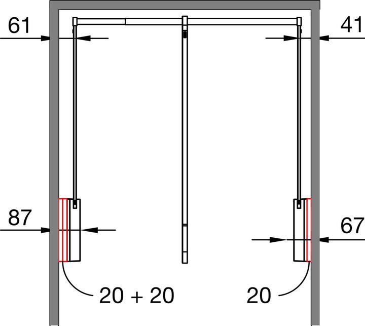 Productafbeelding Servetto Afstandhouders 3T 20mm, antraciet (1 Pcs.)