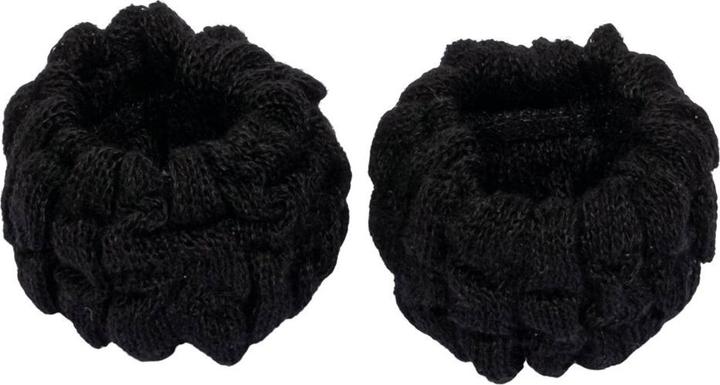 Herba Ecofriendly Haarbinder, schwarz, Ø 6 cm, 2 pcs