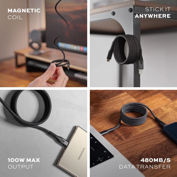 Actual product image Statik USB Type C - USB Type C (2 m, USB 2.0)