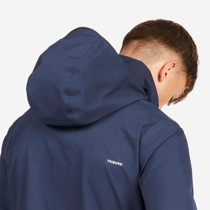 Immagine prodotto Tribord Regenjacke Segeln Herren wasserdicht Sailing 300 marineblau/weiss (XL)