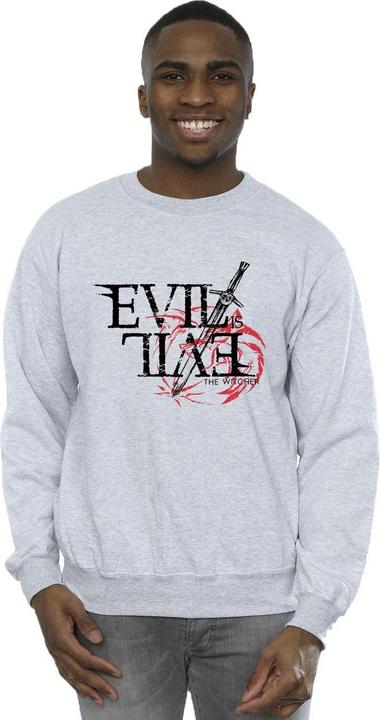 Produktbild Netflix The Witcher Evil Is Evil Sweatshirt (L)