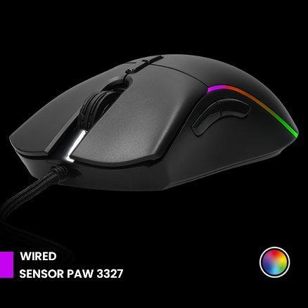 Immagine prodotto Preyon Mysz Hawk personalizzabile (PHC27B) (Cablato)