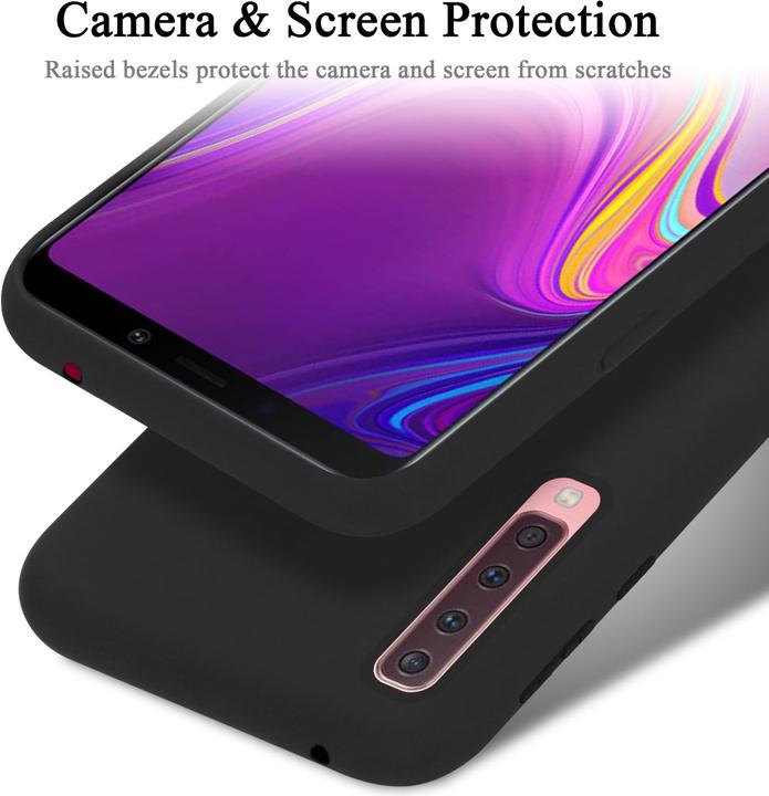 Actual product image Cadorabo TPU Liquid Silicone Case Cover for Samsung Galaxy A9 2018 (Samsung Galaxy A9 (2018))