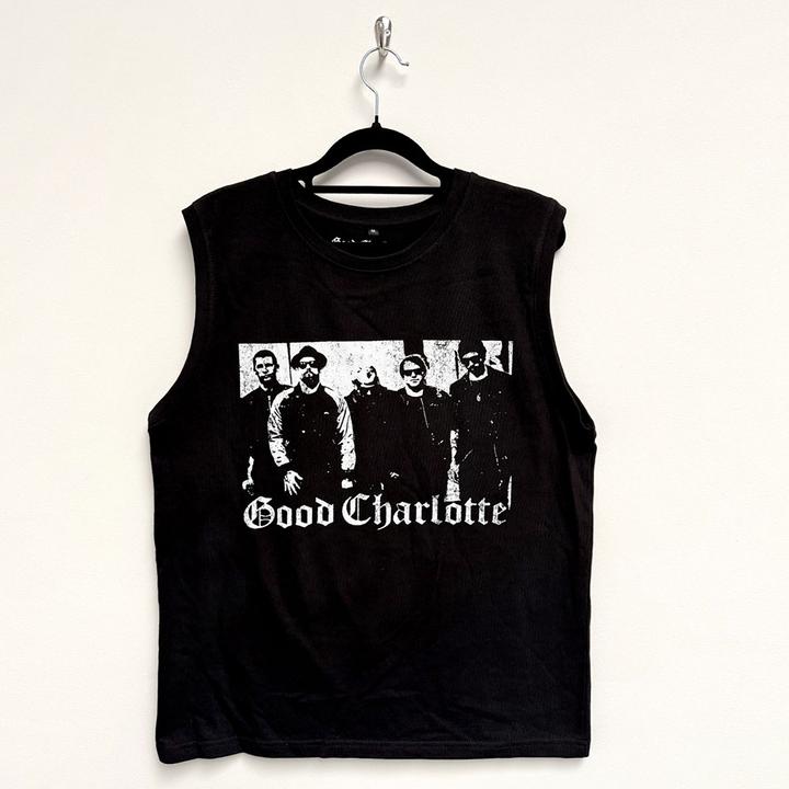 Actual product image Good Charlotte Band Photo (Black) Tank (S)