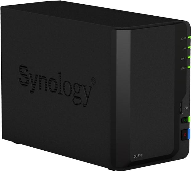 Actual product image Synology Ds218 (2 x 4 TB, WD Red Plus)