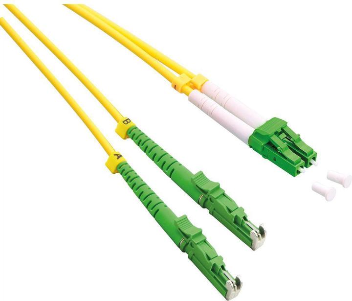 Roline Fiber optic cable duplex 9/125um LSH/LC APC ground LSOH yellow 3m (CAT6, 3 m)