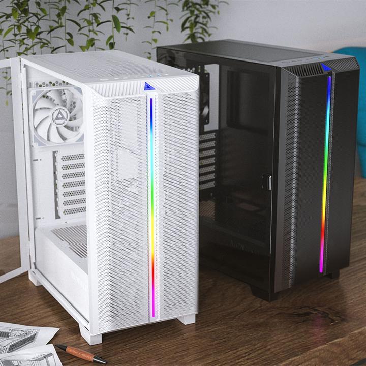 Actual product image Montech SKY ONE Lite, Midi Tower, Tempered Glass - white (Mini-ITX, mATX, ATX)