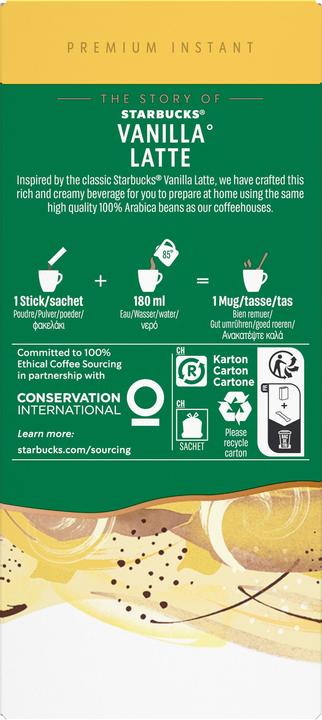 Produktbild Starbucks Vanilla Latte (107 g)