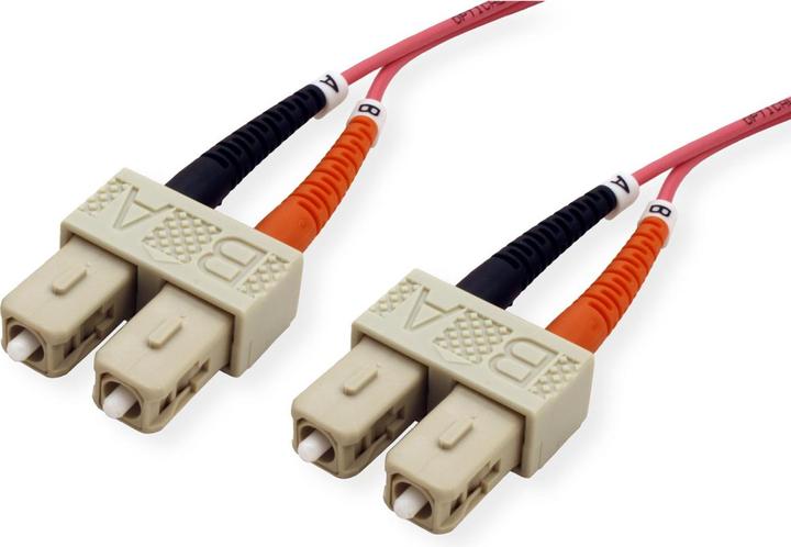 Produktbild EFB Elektronik Duplex Jumper SC/SC 50/125µ,3 Meter, ECOFIBER, OM3+,LSZH (LSOH, CAT7, 3 m)