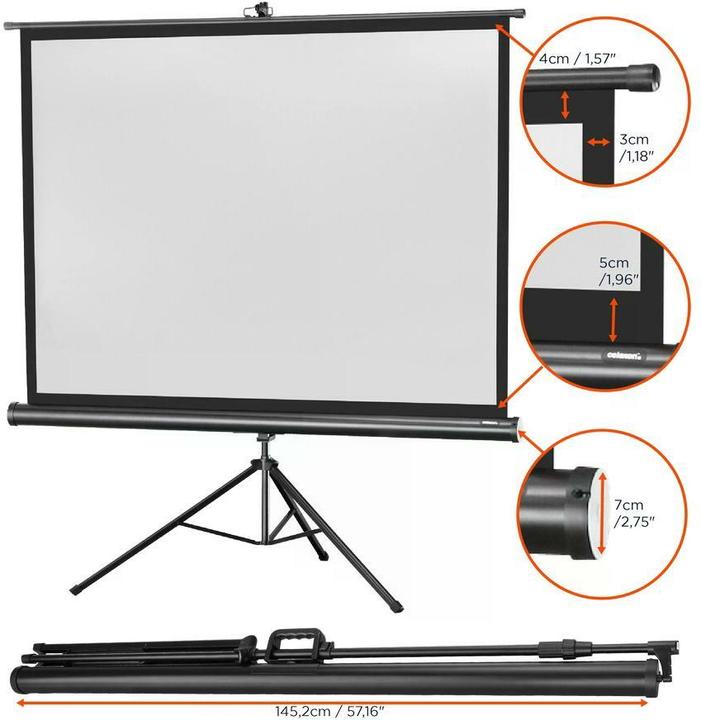 Actual product image Celexon Eco tripod, screen, 4:3 (65.35", 4:3)