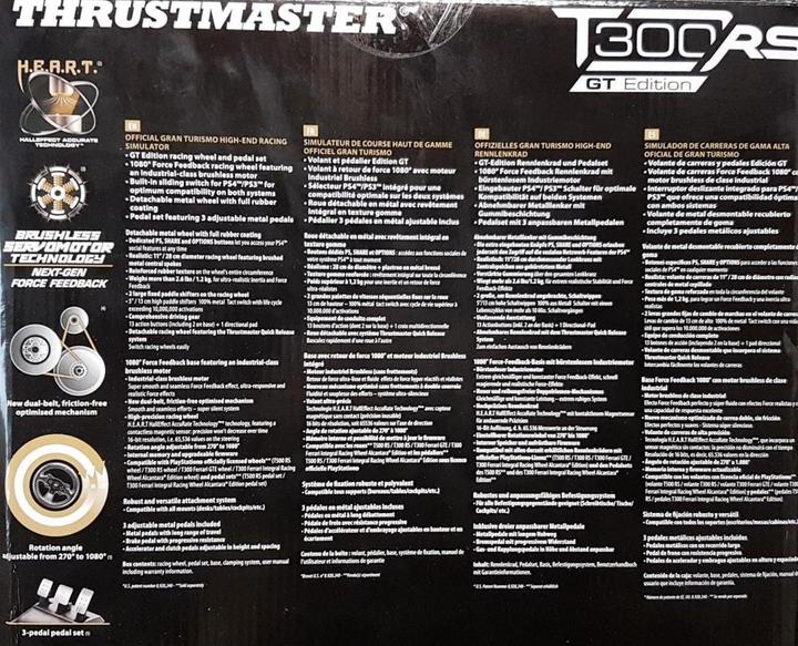Actual product image Thrustmaster T300 RS GT Edition Wheel (PS4, PS3, PS5, PC)