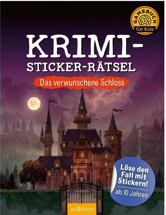 Produktbild Krimi-Sticker-Rätsel – Das verwunschene Schloss
