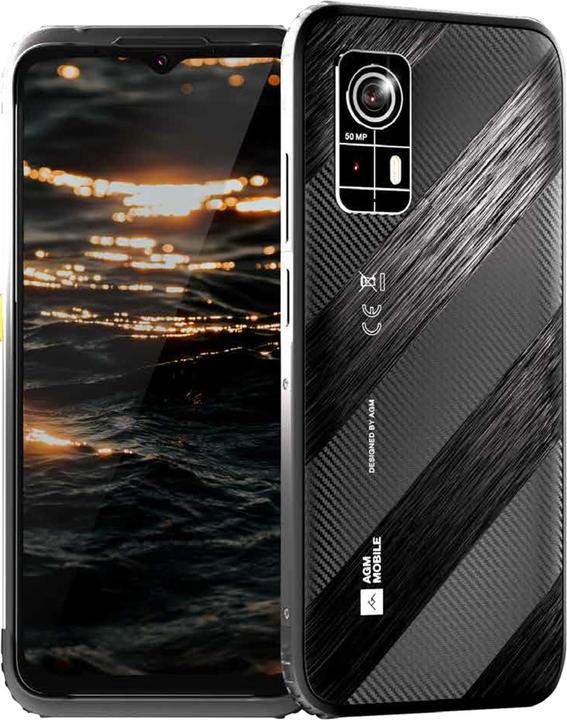 Actual product image Bea-Fon AGM MOBILE H6 Rugged smartphones (256 GB, Black, 6.56", Dual SIM, 50 Mpx, 4G)